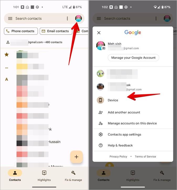 AndroidとiPhoneで連絡先の総数を確認する方法