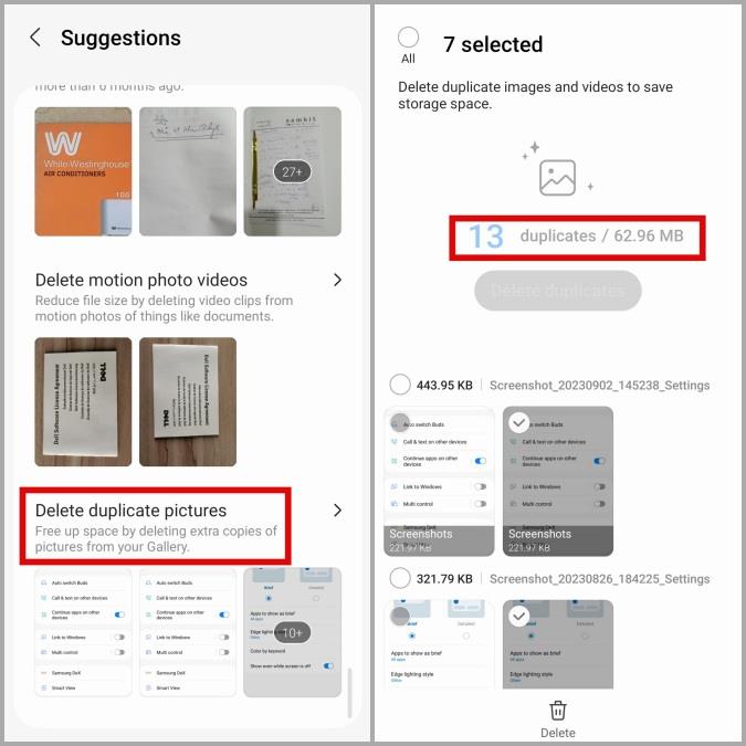 Samsung Galaxy スマートフォンで重複した写真を見つけて削除する 3 つの方法