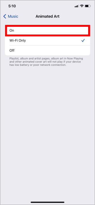 Apple Musicでアニメーションアルバムアートが機能しない10の修正