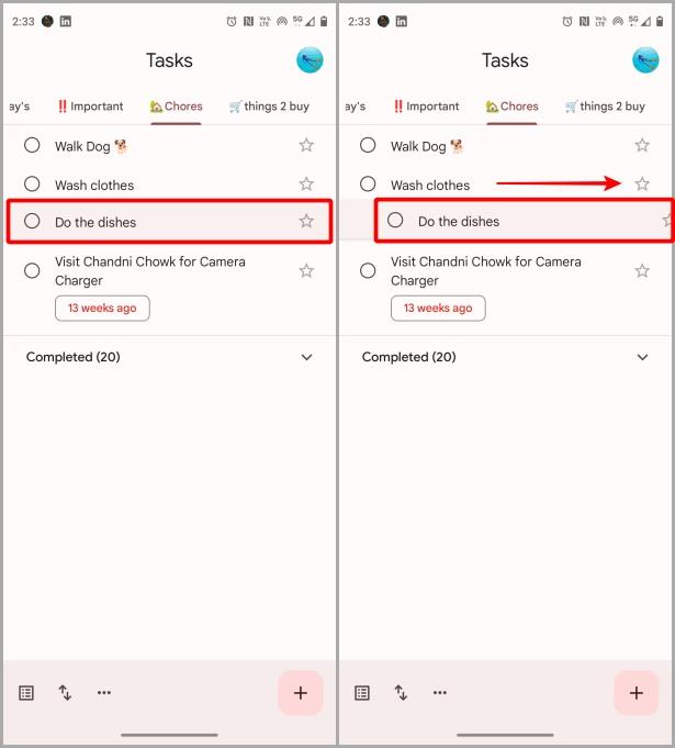 Googleタスクでリストの順序を変更する方法