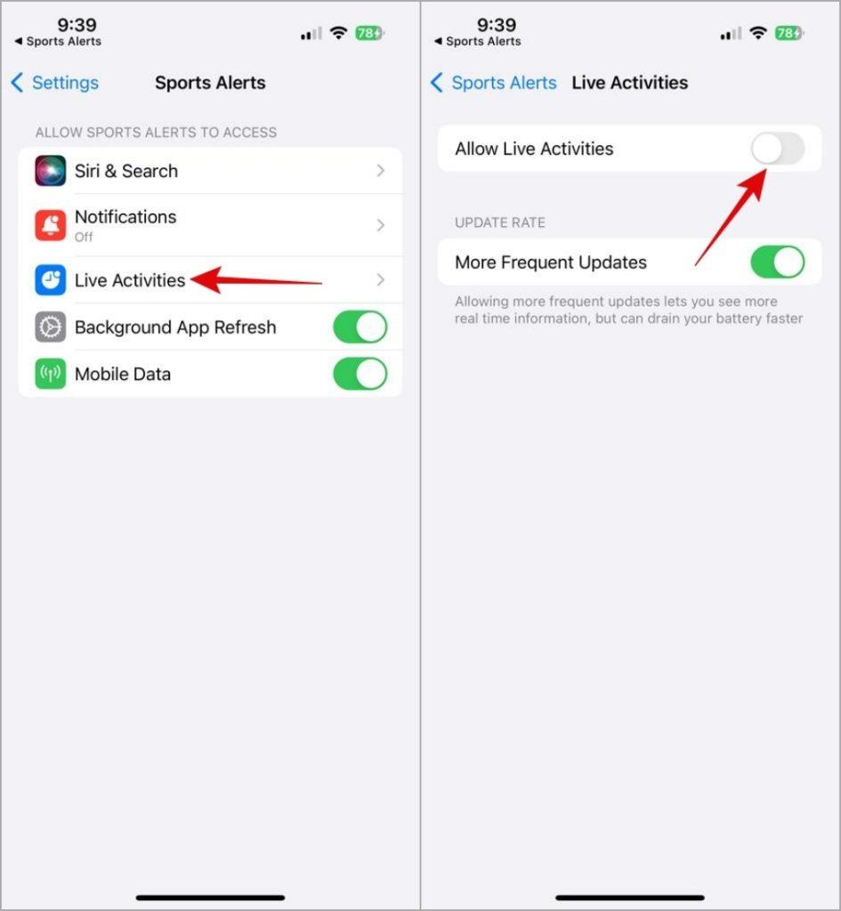 Android または iPhone にライブ スポーツ スコアを固定する方法