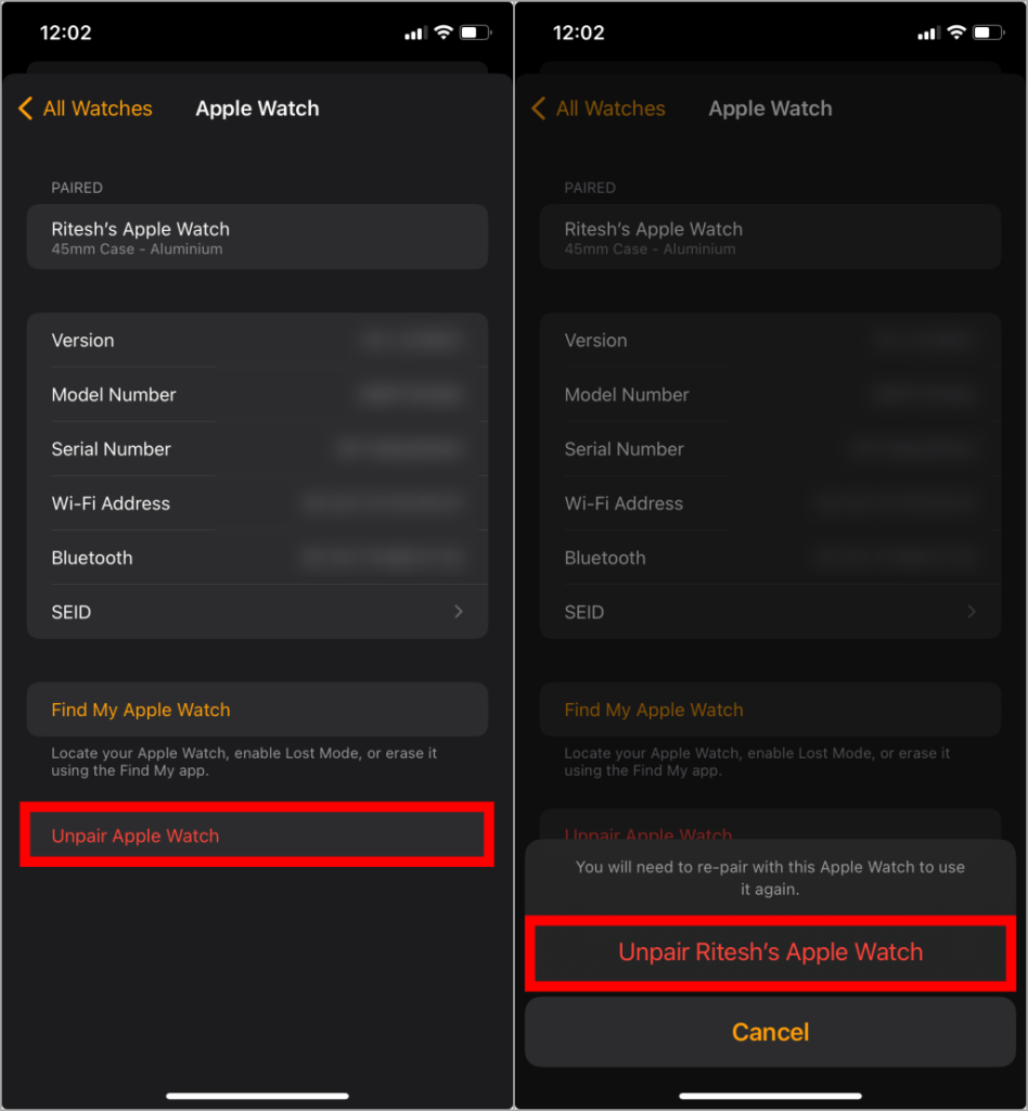 Apple WatchがiPhoneに接続できない場合の11の修正方法