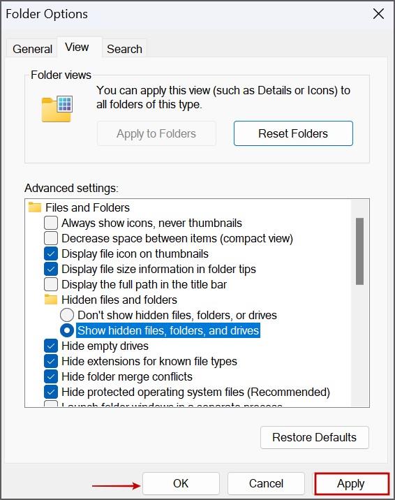 Windowsでファイルエクスプローラーにファイルが表示されない問題の13の修正
