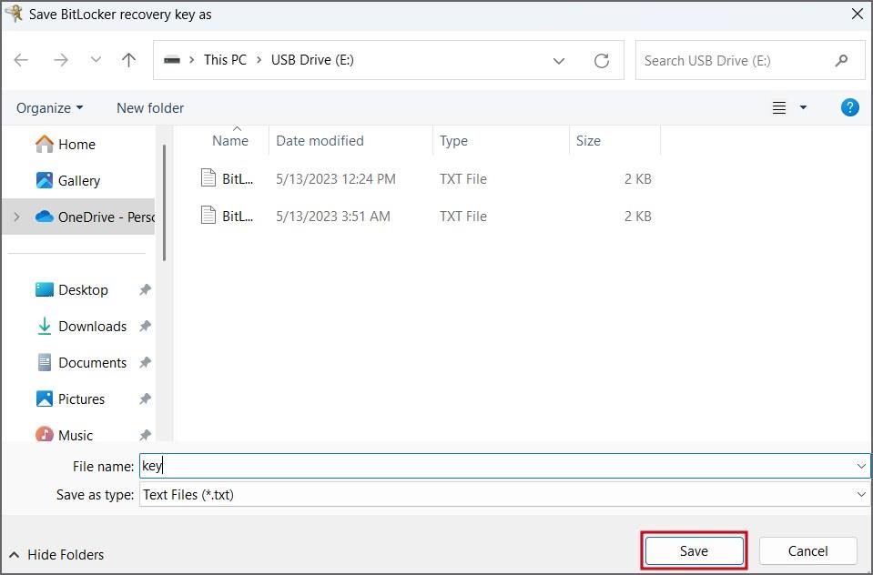 Windows 11 で BitLocker 回復キーを見つける方法