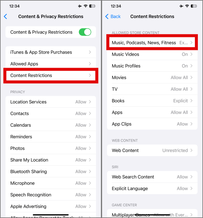 iPhoneのApple Musicで露骨な音楽を再生できない場合の8つの修正方法