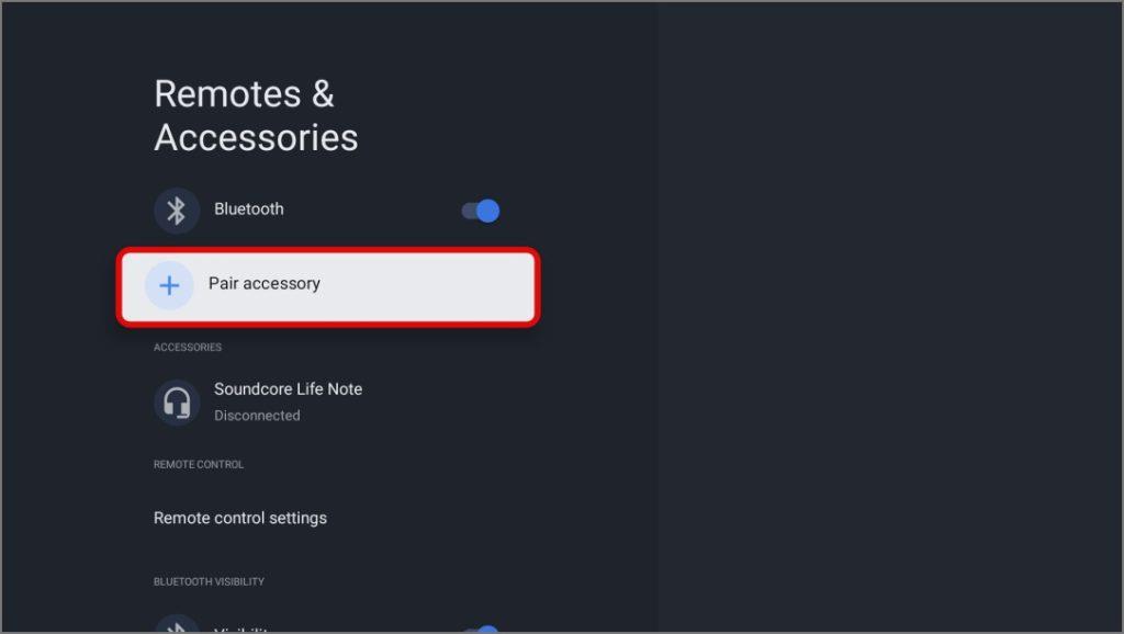 Bluetooth オーディオ デバイスを Google TV に接続する方法