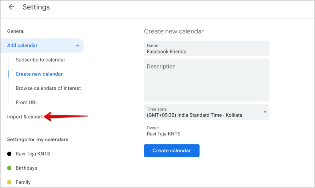 Facebookの誕生日をGoogleカレンダーにインポートする方法