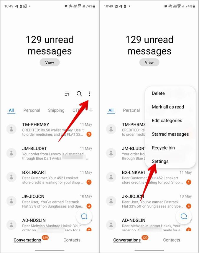 Samsung Galaxy 携帯電話で削除されたテキスト メッセージを取得する 4 つの方法