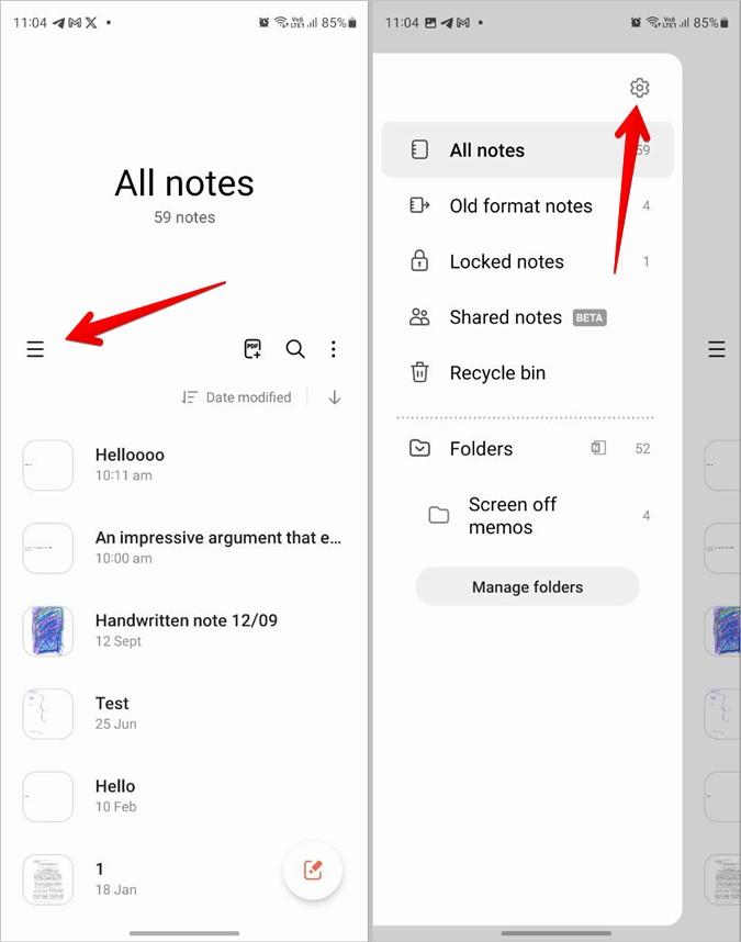 Mac で Samsung Notes にアクセスする方法