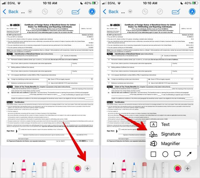 Android および iPhone の WhatsApp で書類に署名する方法