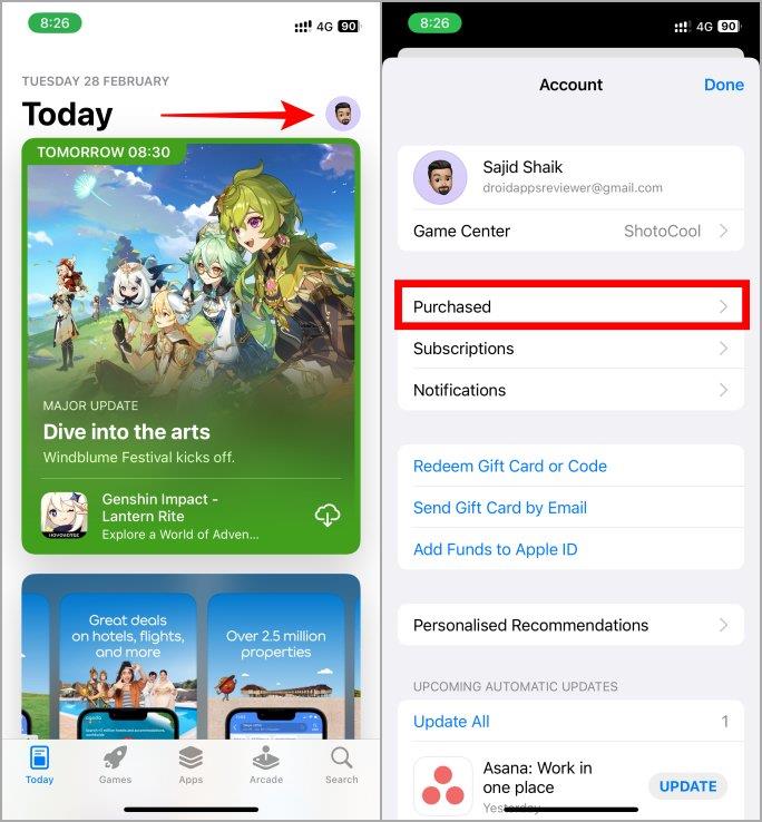 App Store および iTunes での購入の払い戻しを受ける方法