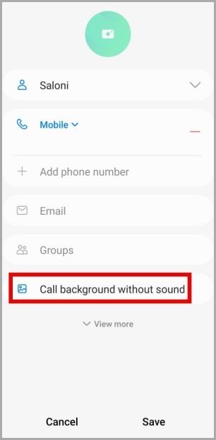 Samsung Galaxy 携帯電話で通話の背景を変更する方法