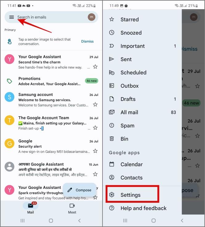 ウェブ、Android、iOS の Gmail に署名を追加する方法