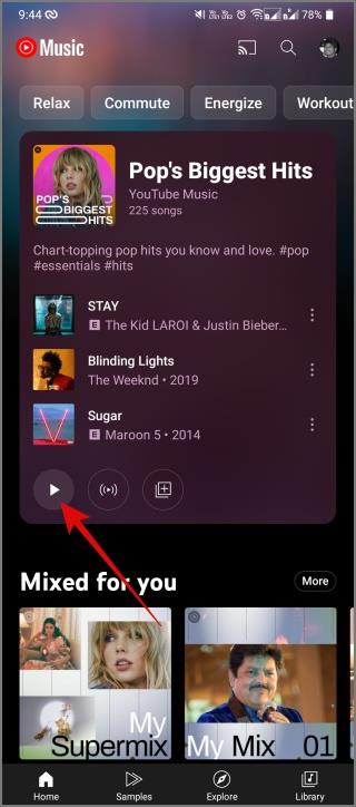YouTube Music の記号とアイコンの意味