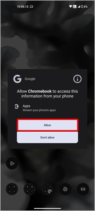 Android Phone から Chromebook にアプリをストリーミングする方法