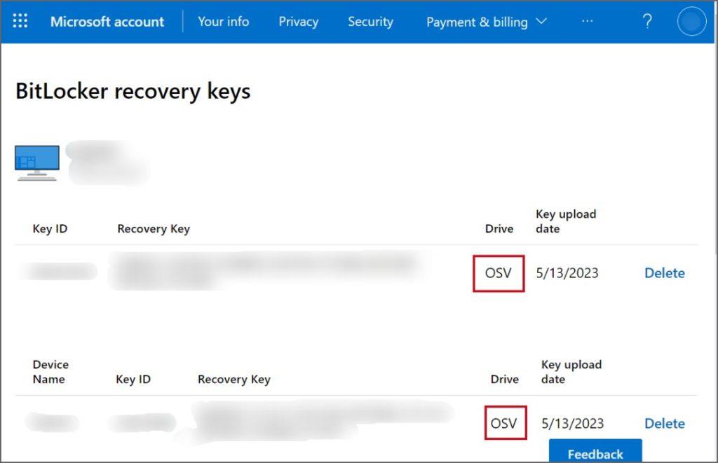 Windows 11 で BitLocker 回復キーを見つける方法