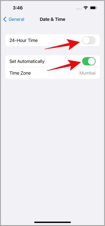 iPhoneで日付と時刻の形式を変更する方法