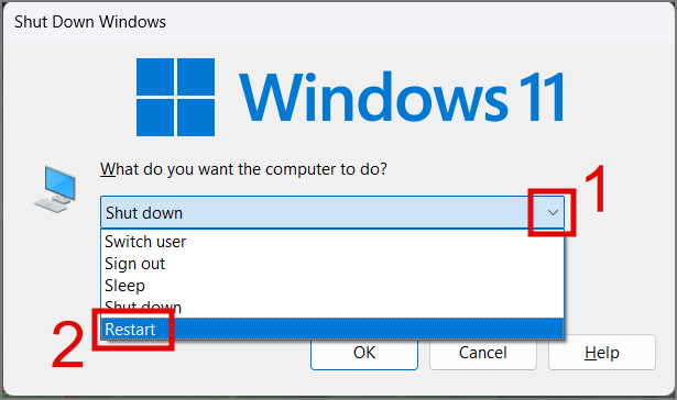 さまざまな状況で Windows PC を再起動する 10 の方法