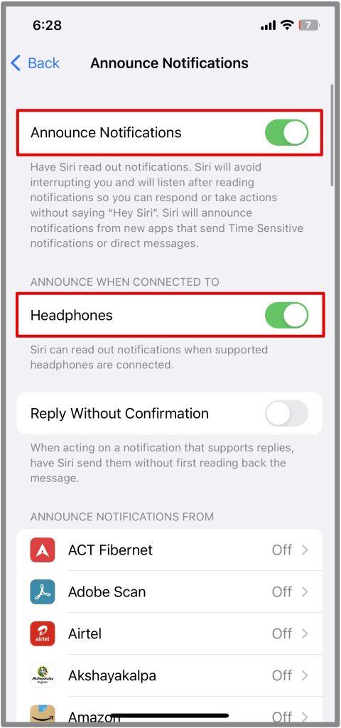 Siri のメッセージ通知をオフにする方法 (iPhone および Apple Watch)