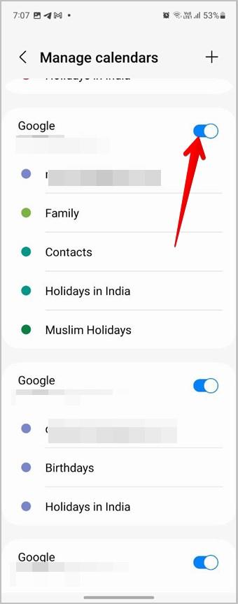 Google および Samsung カレンダーに祝日を追加/削除する方法
