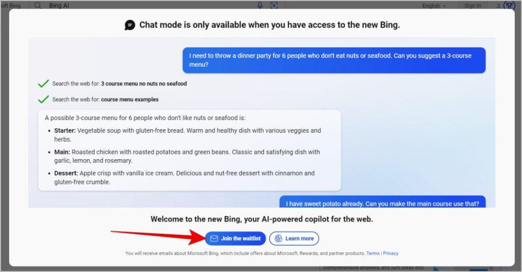 ChatGPT AI を活用した新しい Bing チャットの使用方法