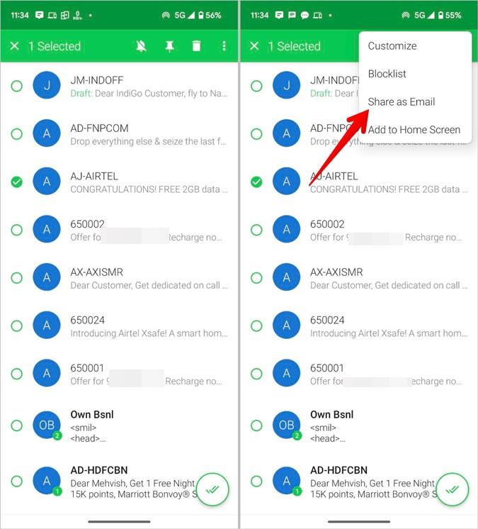 Android から SMS テキスト メッセージを印刷する 4 つの方法