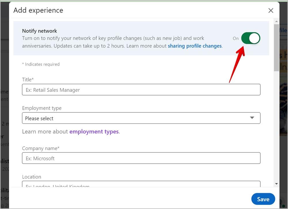 LinkedIn でエクスペリエンスを追加、編集、並べ替え、または削除する方法