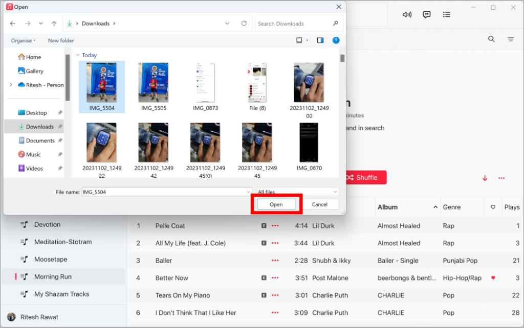 Apple Musicでプレイリストのカバーを変更する方法