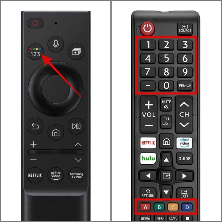 Samsung スマート TV リモコンのさまざまなボタンとは何ですか
