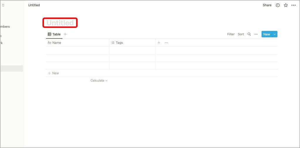 初心者向けに Notion でデータベースを作成する方法