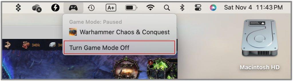 macOS Sonoma でゲーム モードを有効/無効にする方法とその内容