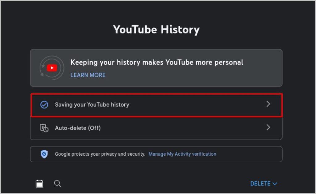 YouTube で検索履歴と再生履歴を一時停止する方法