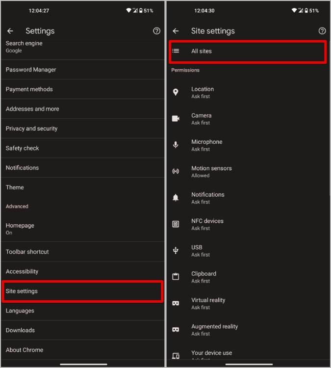 Chrome (デスクトップおよび Android) でサイト権限を削除する方法
