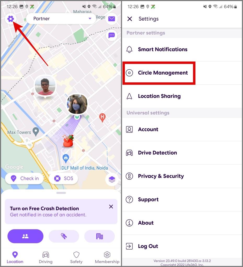 Life360 サークルを退会する方法