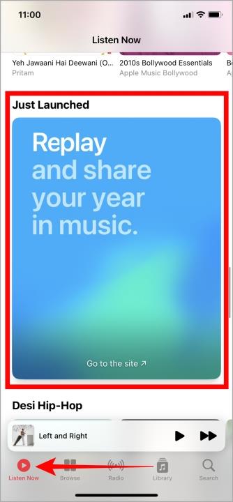 Apple Music リプレイを見つけて共有する方法