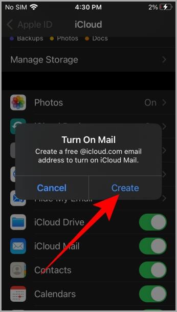 Mac と iPhone で iCloud 電子メール ID を作成する方法
