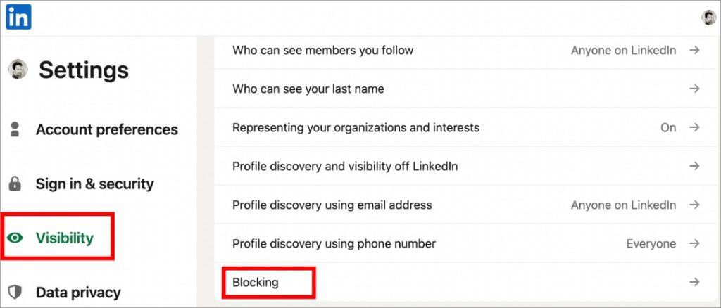 LinkedIn で誰かをブロックするとどうなるか