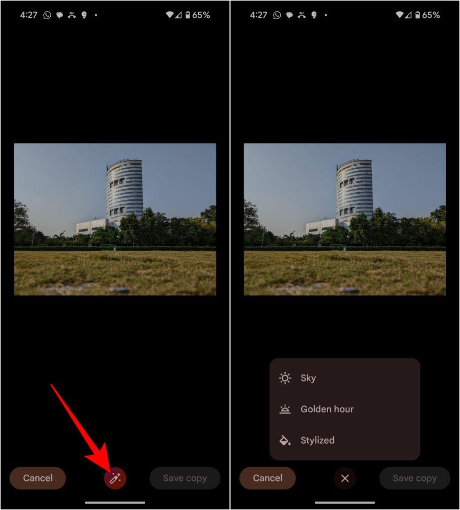 Pixel 8 の Google フォトで Magic Editor を使用する方法