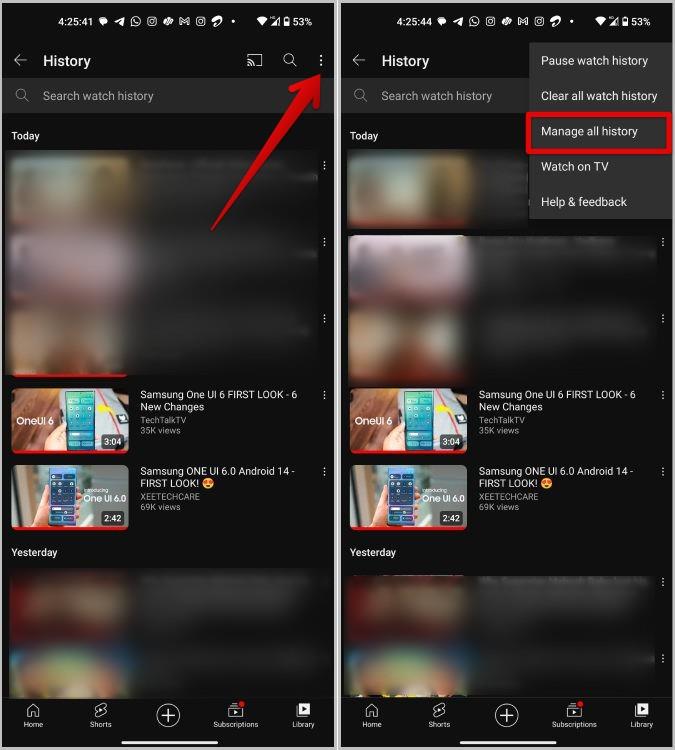 YouTube で検索履歴と再生履歴を一時停止する方法