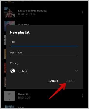 YouTube Music でプレイリストを作成して保存する 4 つの方法