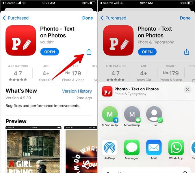 iPhone または Android から別の携帯電話にアプリを送信する方法