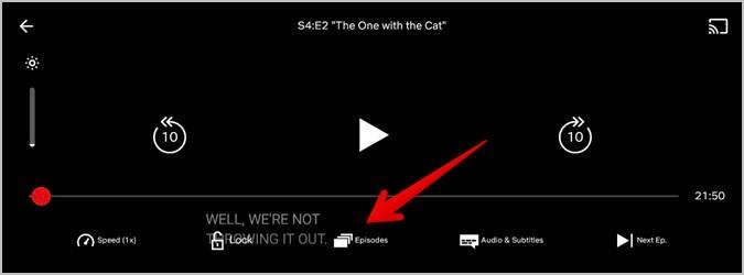 Netflix でシーズンやエピソードを変更する方法