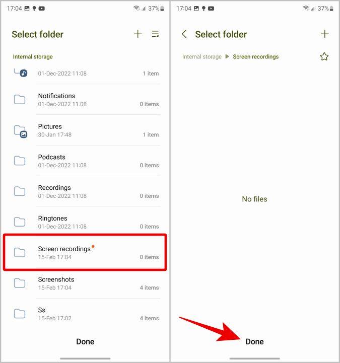 Samsung Galaxy 携帯電話のスクリーンショット フォルダーを変更する方法