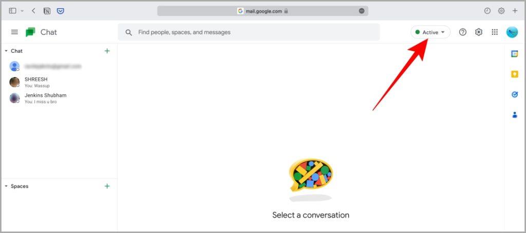 ウェブおよびモバイルで Google Chat のステータスを変更する方法