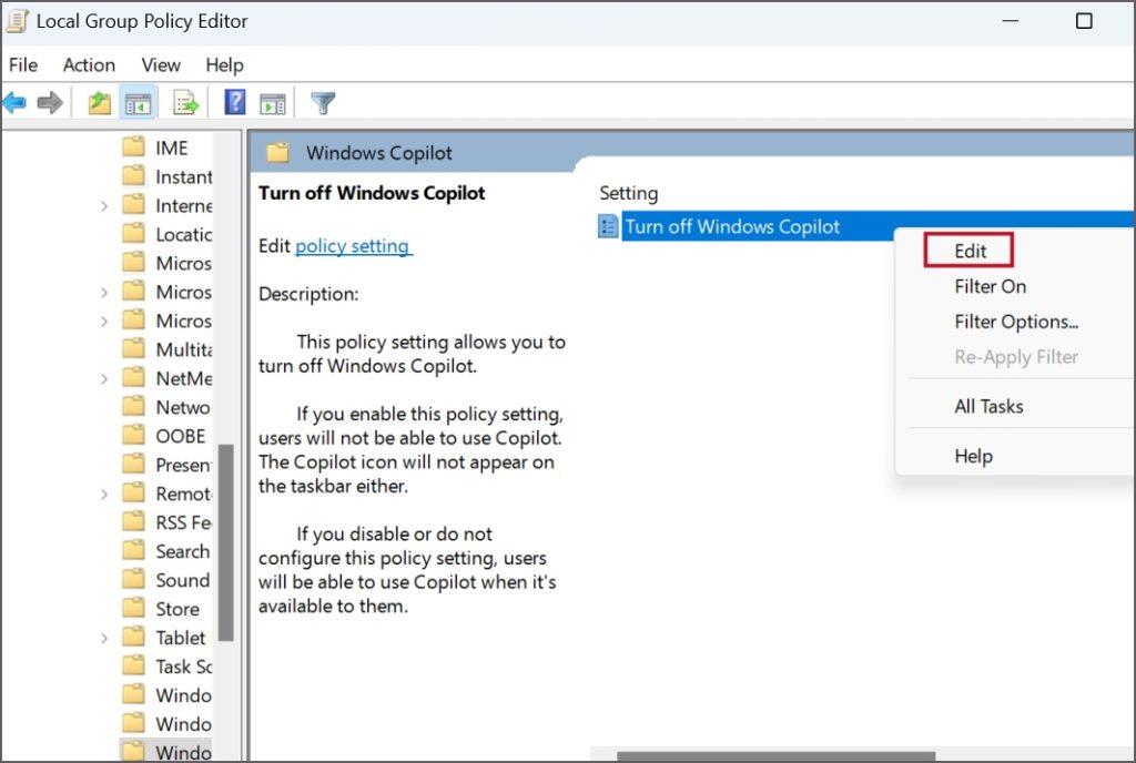 Windows 11でCopilotを無効にする方法