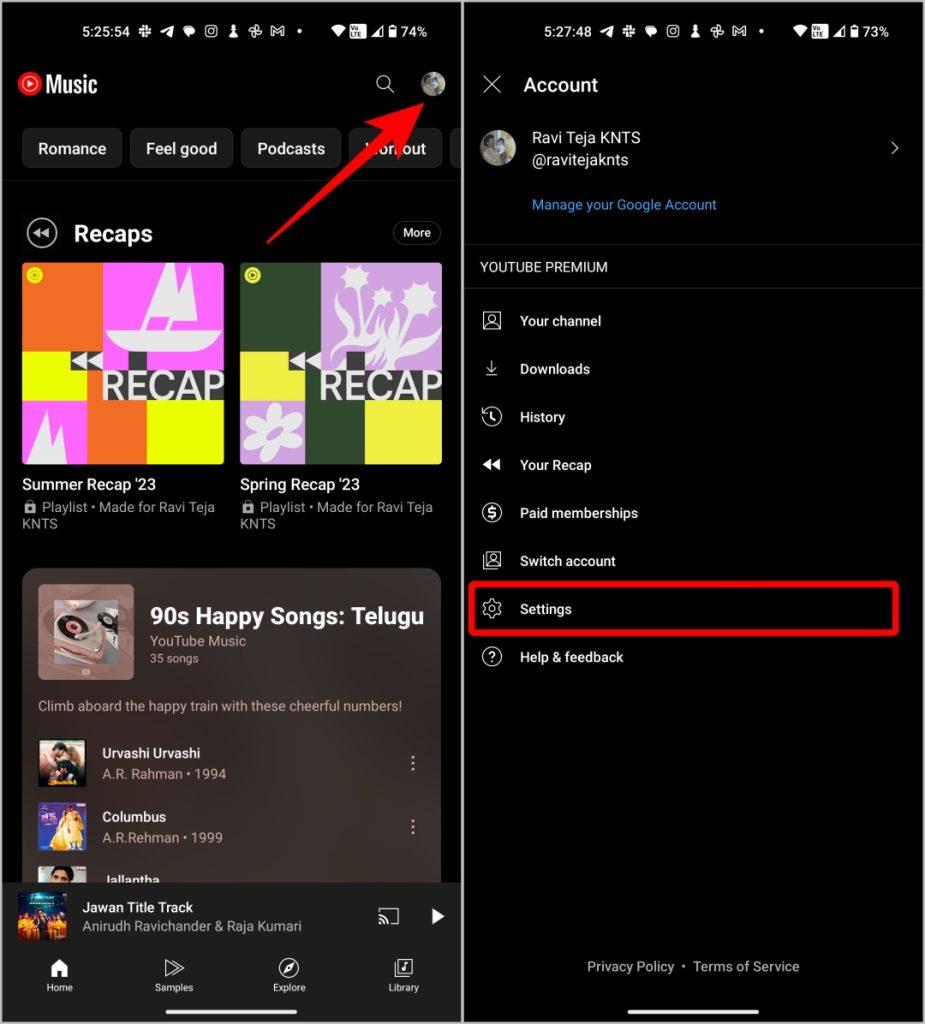 Spotify と YouTube Music でビデオを無効にする方法