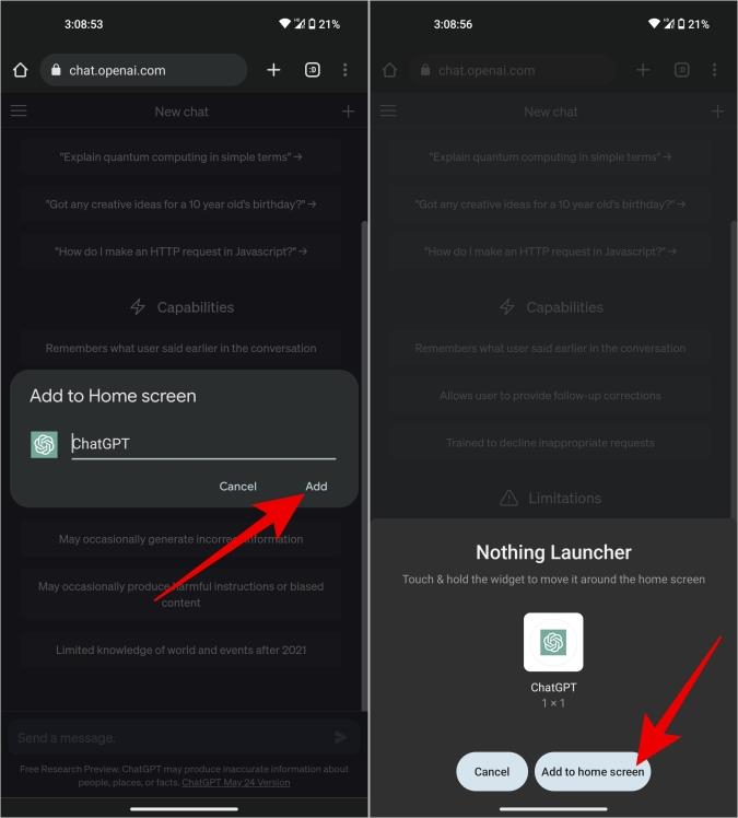 iPhone と Android で ChatGPT をすばやく使用する方法
