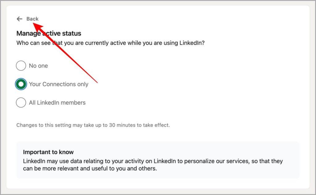 LinkedIn でアクティブ ステータスを非表示にする方法