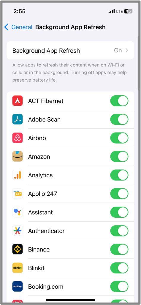 iOS 17のバッテリー消耗に関する9つの修正