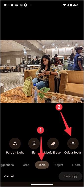 携帯電話で写真を 1 色以外白黒にする 3 つの方法